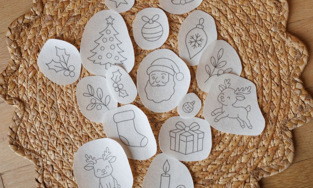 Vintage Christmas Pattern Set