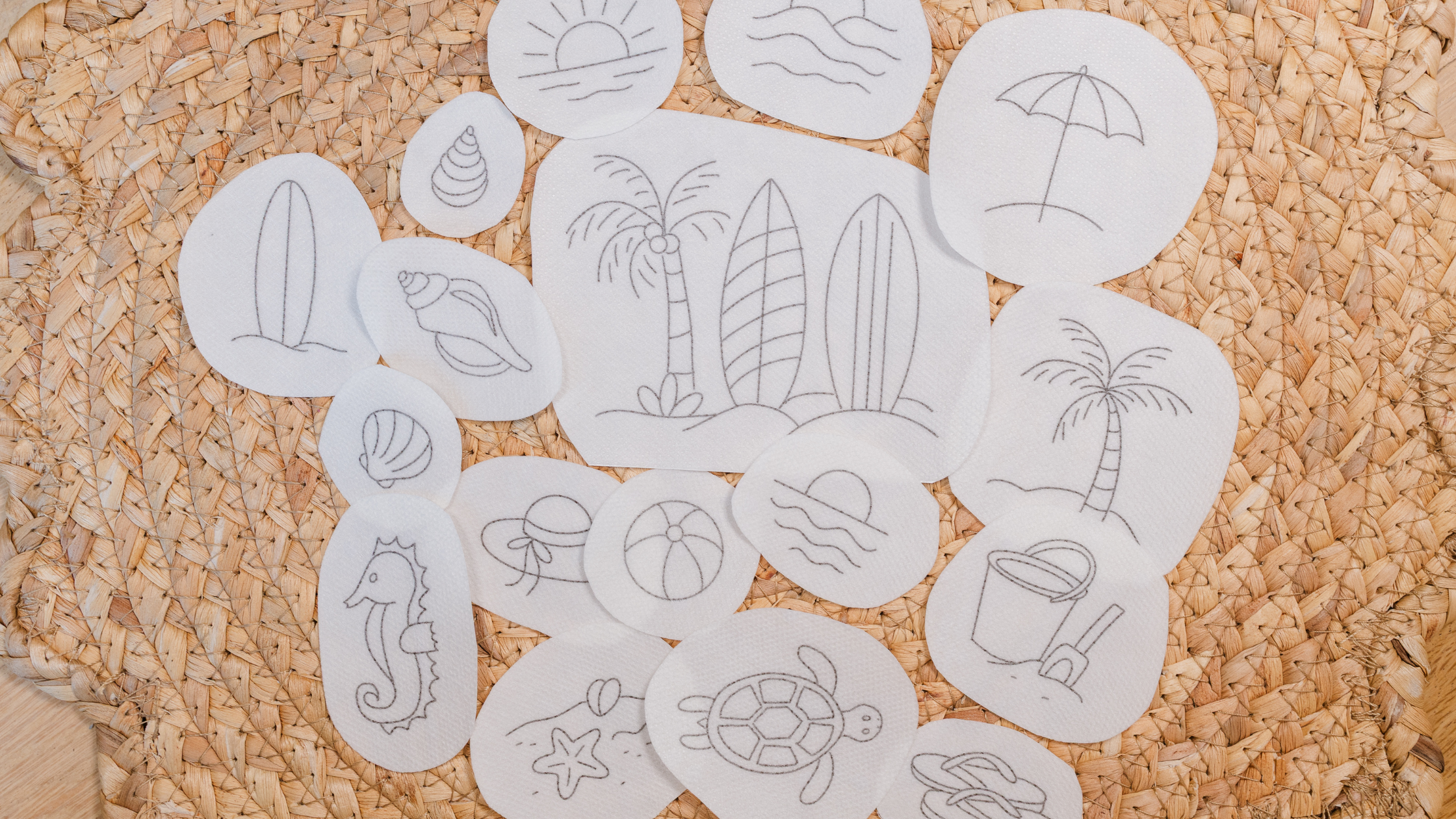 Beach Embroidery